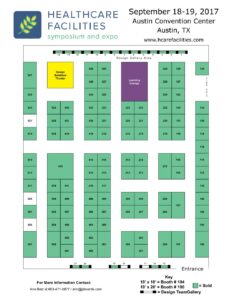 Healthcare Facilites Symposium & Expo HFSE Floorplan 2017